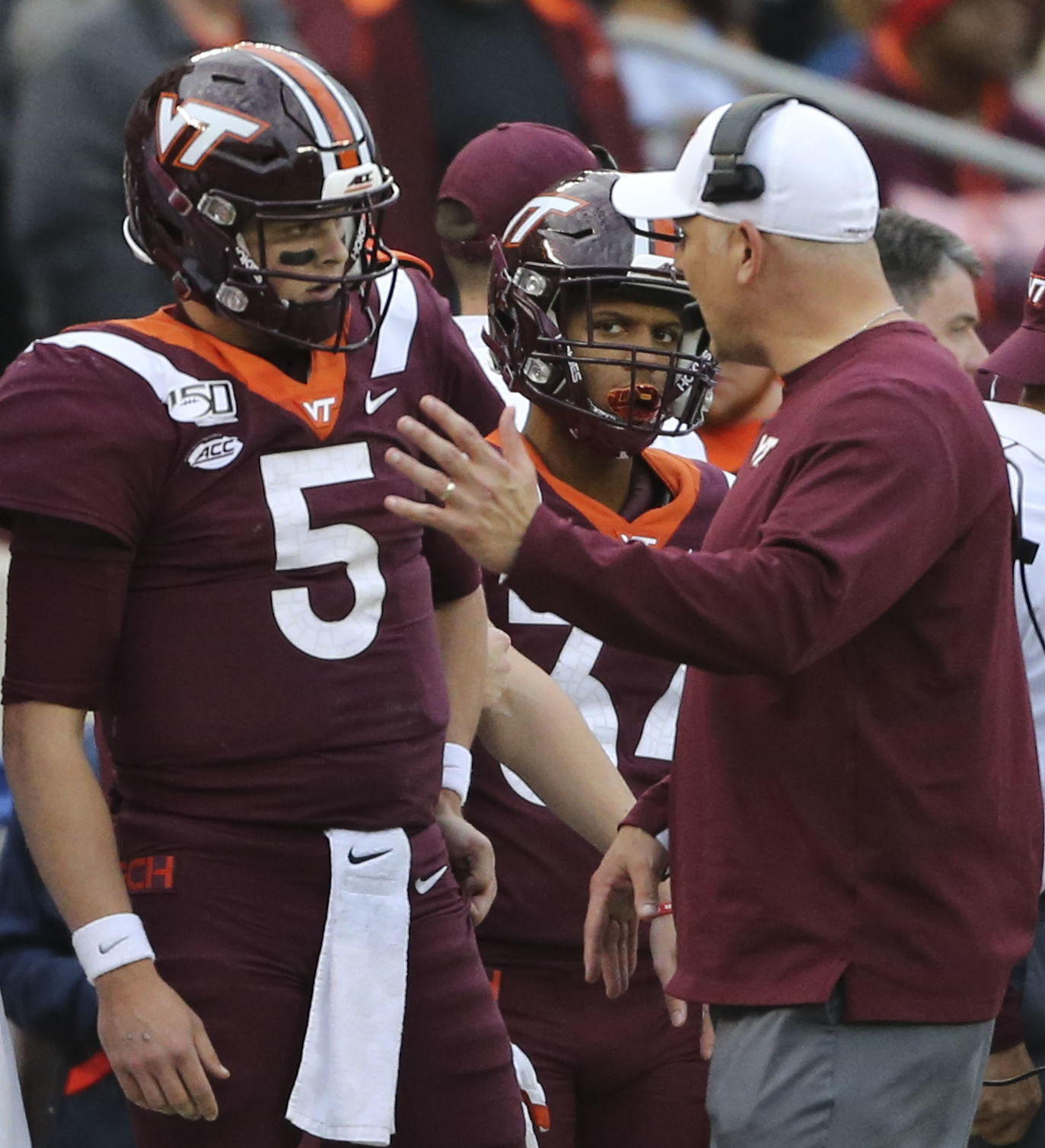 Justin Fuente and Ryan Willis